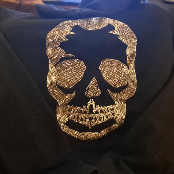 **SOLD** Zadig & Voltaire Sixtine M Skull Camou St Merino Wool Hoodie **SOLD** - Picture 7 of 8
